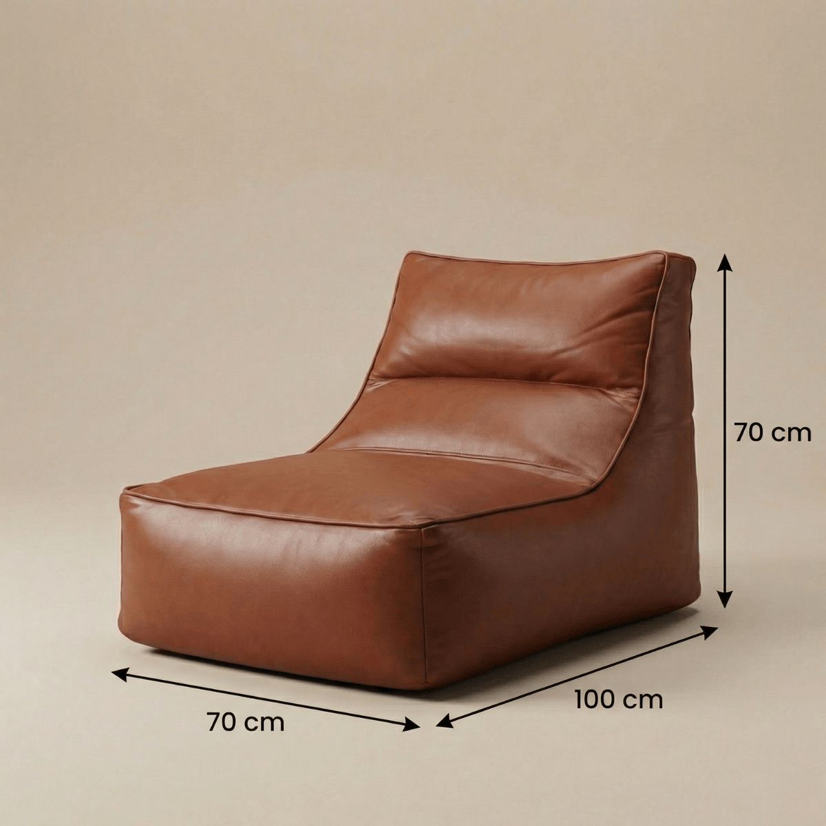 Fauteuil Pouf Relax AURA Simili Cuir