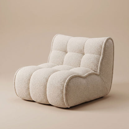 Pouf Chaise Longue Velours Floqué - Confort & Élégance