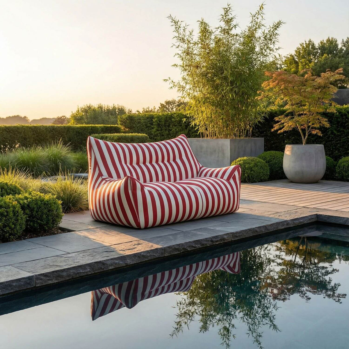 Pouf XL Extérieur Confortable et Design