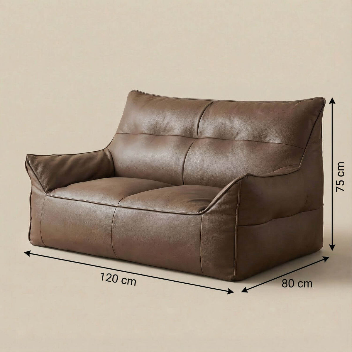Pouf Canapé LOUNGE Modulable Design Moderne