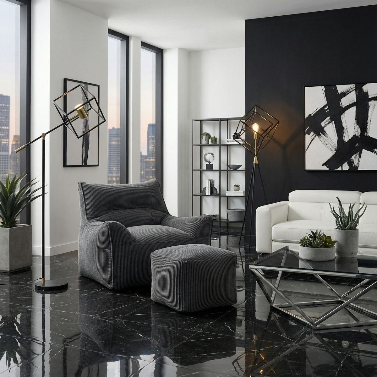 Fauteuil Pouf Modulable AURA - Confort Personnalisé