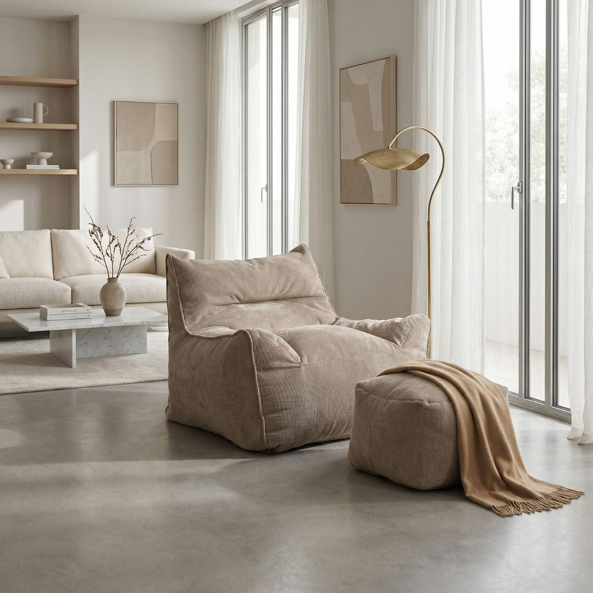Fauteuil Pouf Modulable AURA - Confort Personnalisé