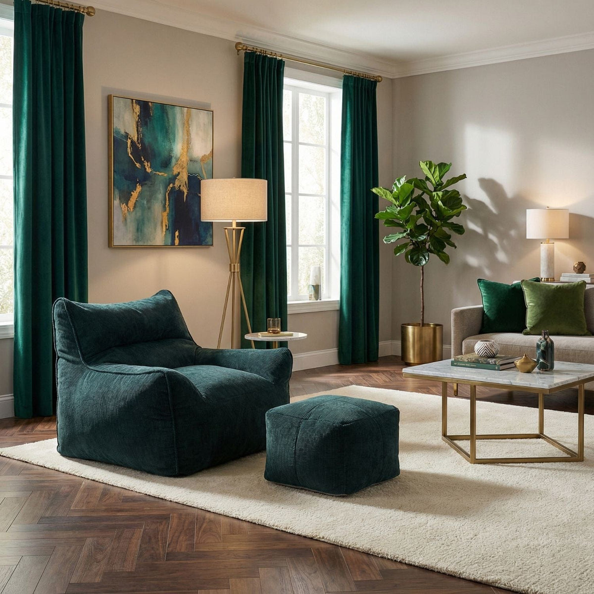 Fauteuil Pouf Modulable AURA - Confort Personnalisé