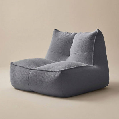Fauteuil Pouf Coton Naturel Doux - Design Cosy