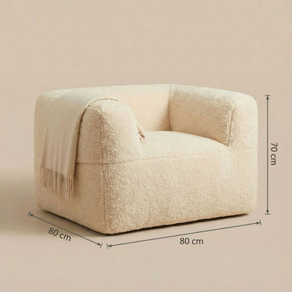 Fauteuil Pouf Fourrure Douceur & Confort