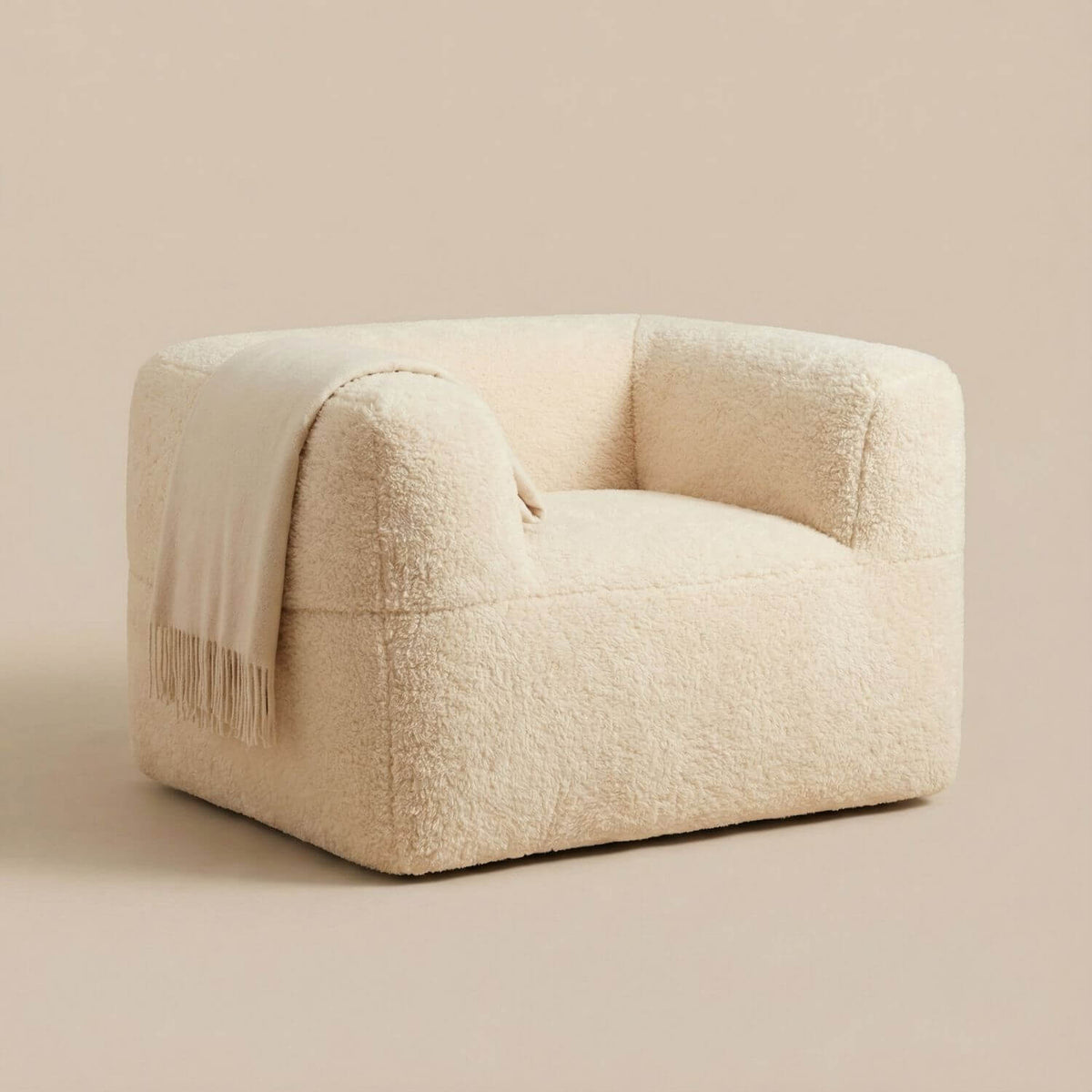 Fauteuil Pouf Fourrure Douceur & Confort