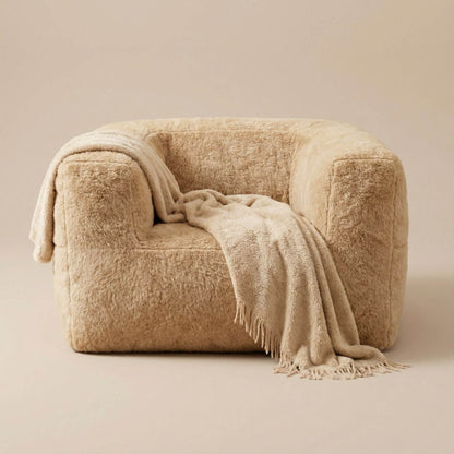 Fauteuil Pouf Fourrure Douceur & Confort
