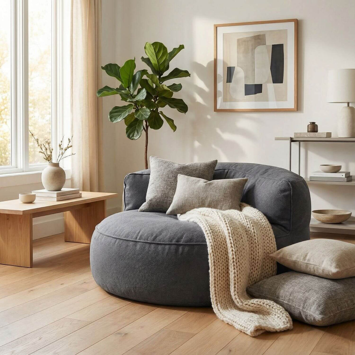 Pouf AURA Tissu Personnalisable