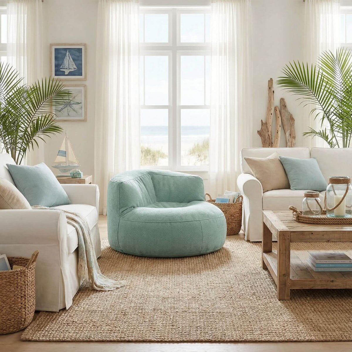 Pouf AURA Tissu Personnalisable
