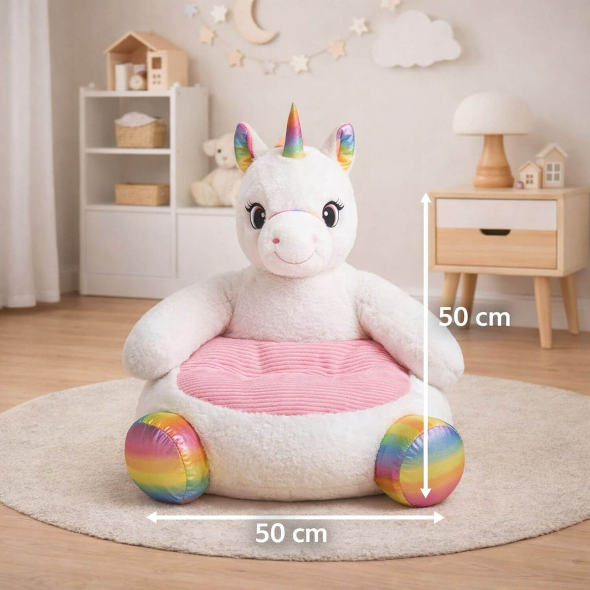 Mini Pouf Licorne Enfant Douillet