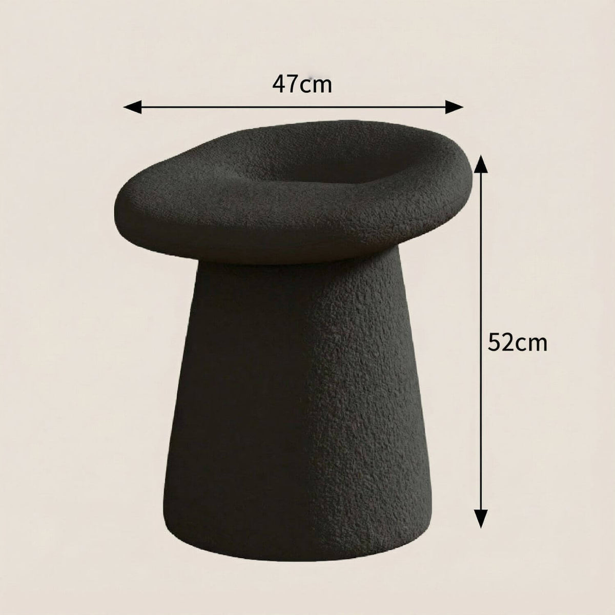 Pouf Bouclette STOOLY : Confort & Style Douillet