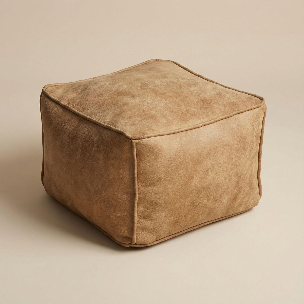 Pouf Carré Confortable Repose-Pieds Salon