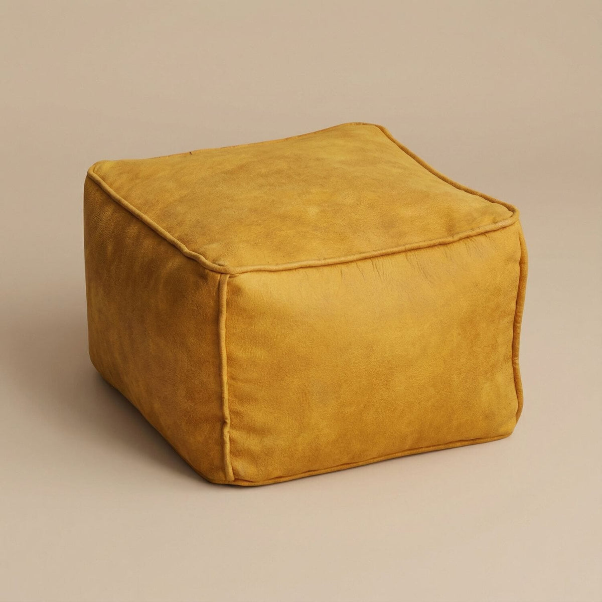 Pouf Carré Confortable Repose-Pieds Salon