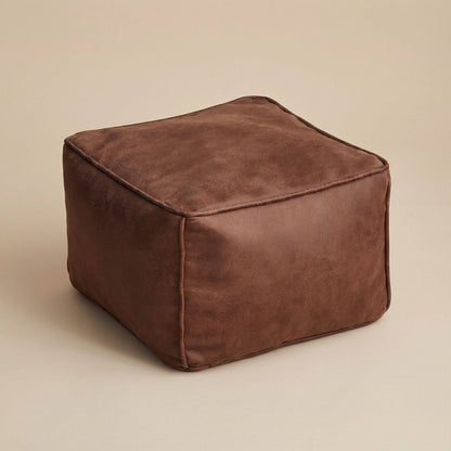 Pouf Carré Confortable Repose-Pieds Salon