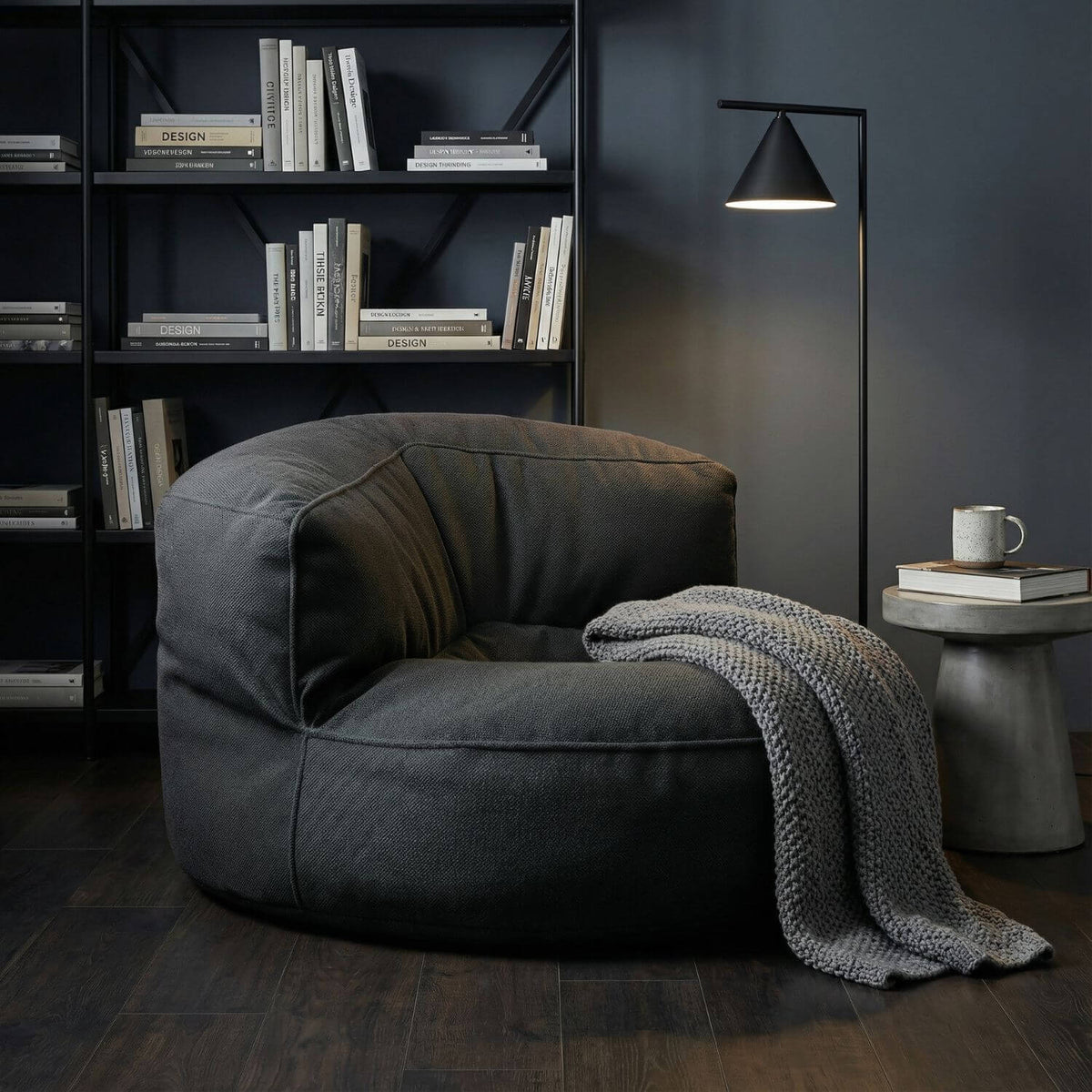 Pouf Rond Personnalisable Confortable - Housse Vide