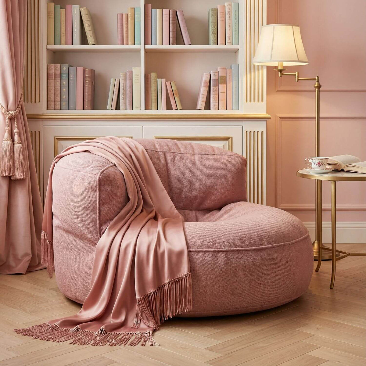 Pouf Rond Personnalisable Confortable - Housse Vide