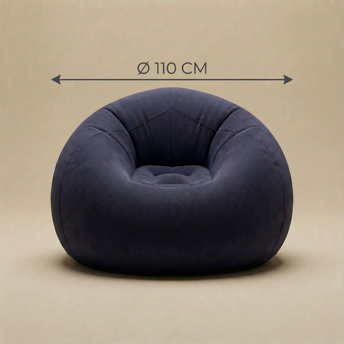 Pouf Gonflable SOLIS : Confort & Style Extérieur