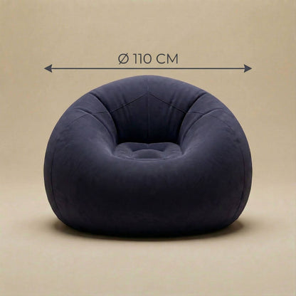 Pouf Gonflable SOLIS : Confort & Style Extérieur