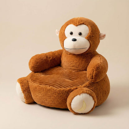 Pouf Enfant Singe Doux - Coin Lecture Confortable