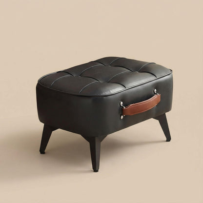 Pouf Design en Cuir FOOTIA - Repose-pieds & Siège d'appoint