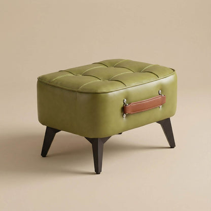 Pouf Design en Cuir FOOTIA - Repose-pieds & Siège d'appoint