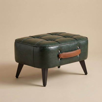 Pouf Design en Cuir FOOTIA - Repose-pieds & Siège d'appoint