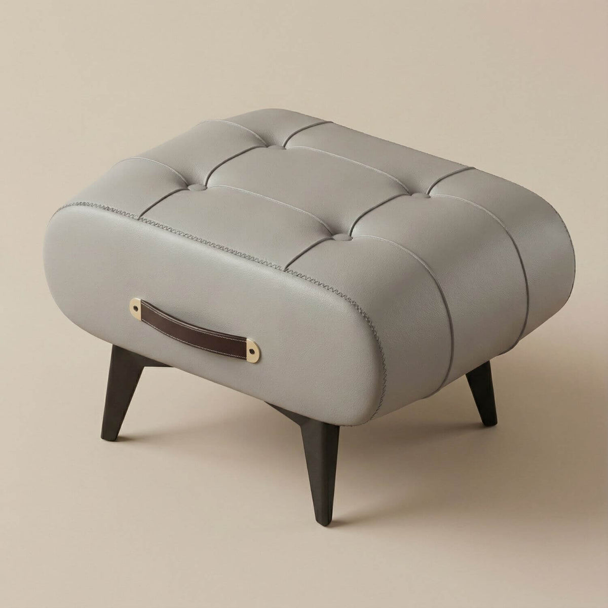 Pouf Design Cuir Élégant & Confortable