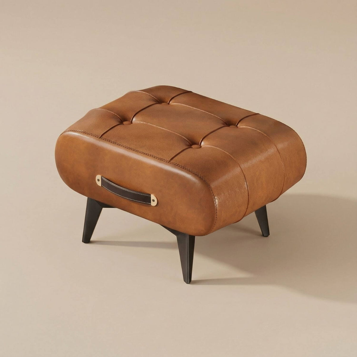 Pouf Design Cuir Élégant & Confortable