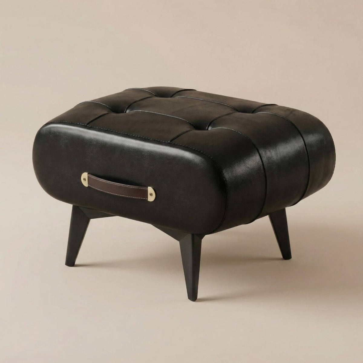 Pouf Design Cuir Élégant & Confortable