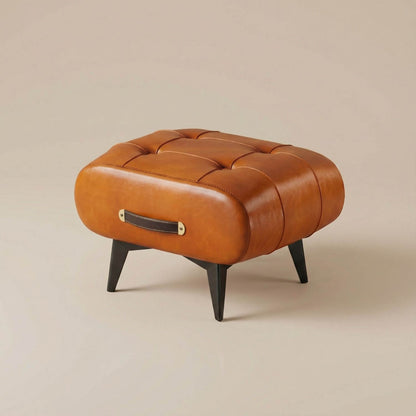 Pouf Design Cuir Élégant & Confortable