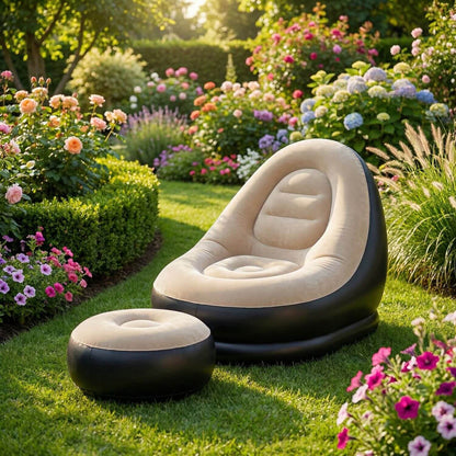 Pouf Gonflable Extérieur Premium Confortable