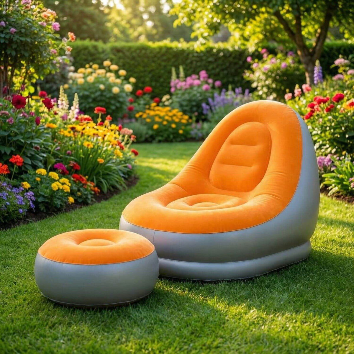Pouf Gonflable Extérieur Premium Confortable