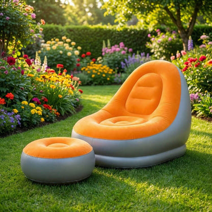 Pouf Gonflable Extérieur Premium Confortable