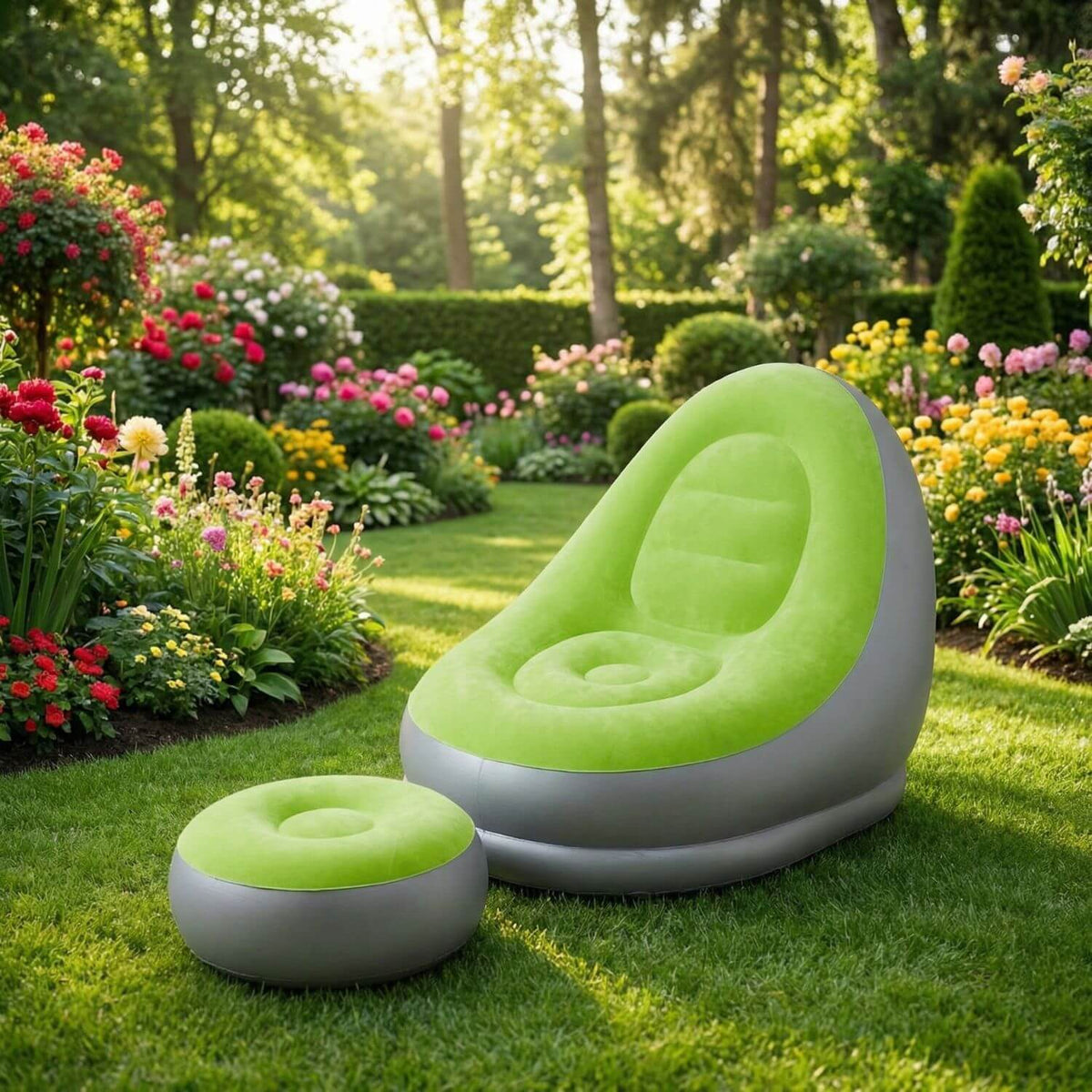 Pouf Gonflable Extérieur Premium Confortable