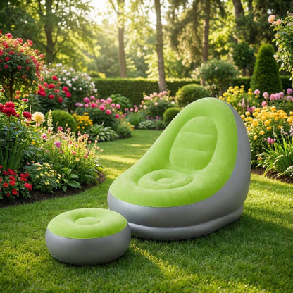 Pouf Gonflable Extérieur Premium Confortable