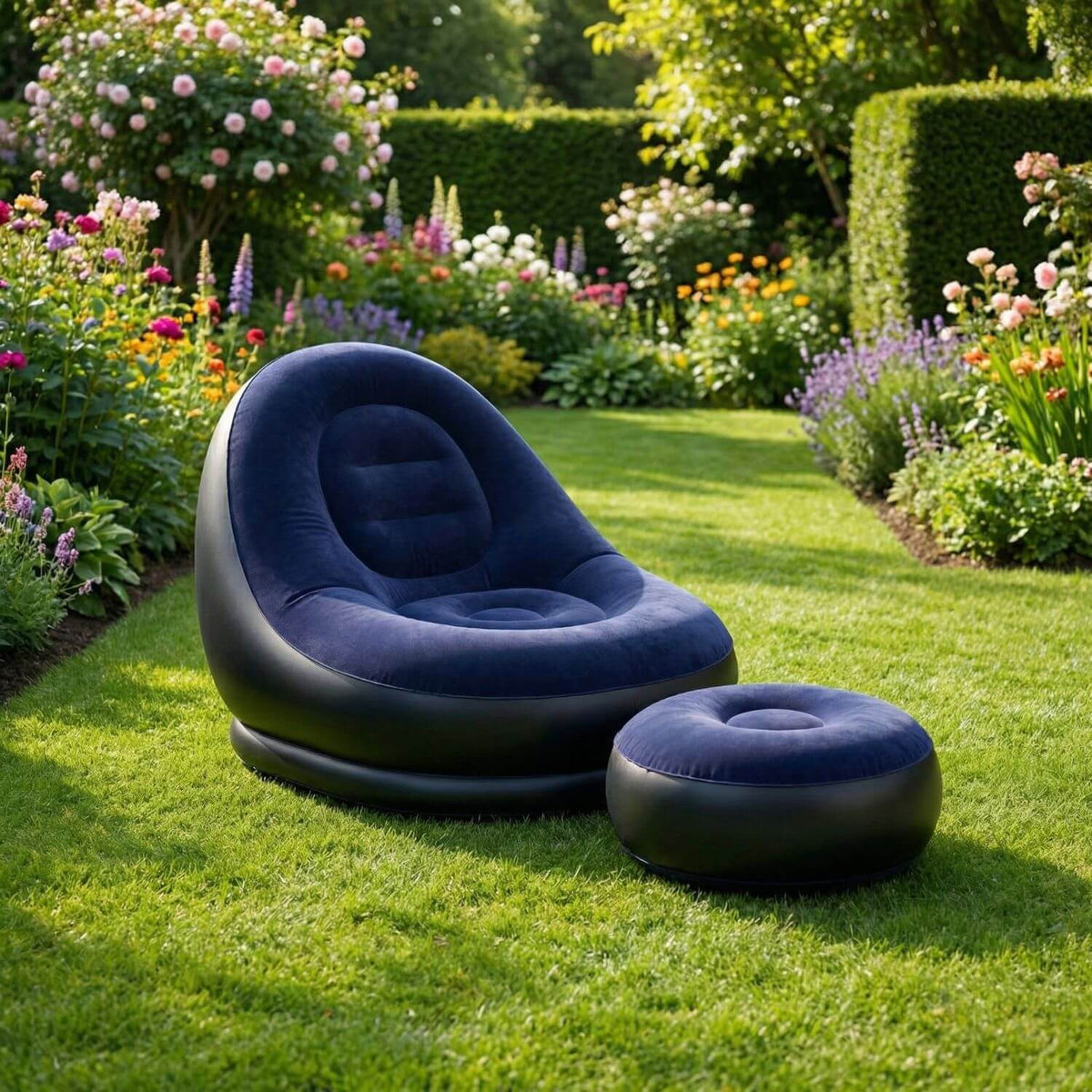 Pouf Gonflable Extérieur Premium Confortable