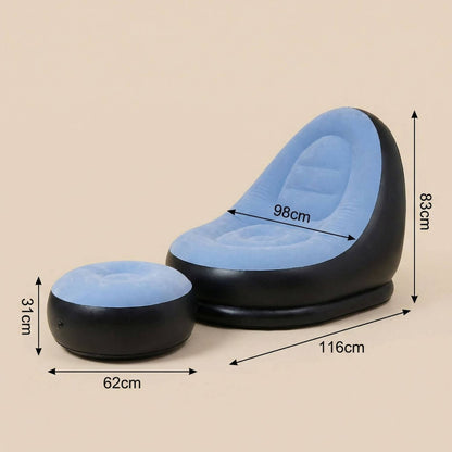 Pouf Gonflable Extérieur Premium Confortable