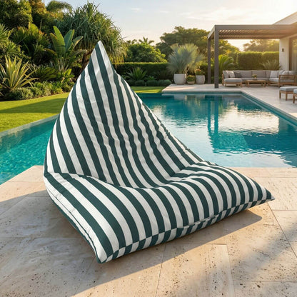 Pouf Extérieur Rayé Personnalisable