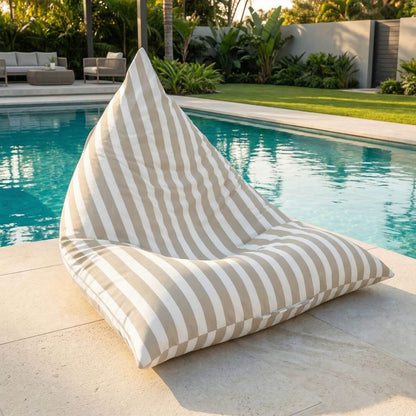 Pouf Extérieur Rayé Personnalisable