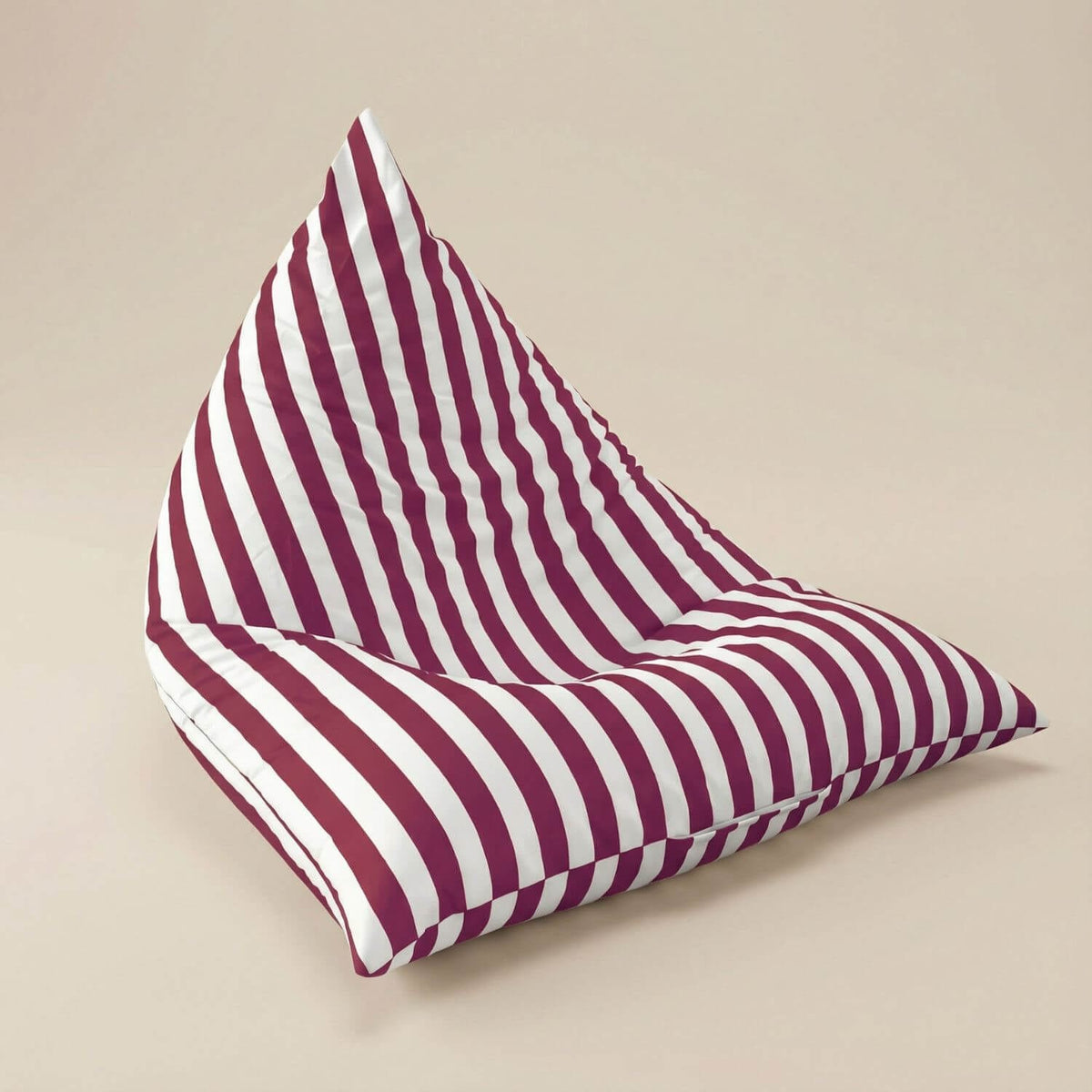 Pouf Extérieur Rayé Personnalisable