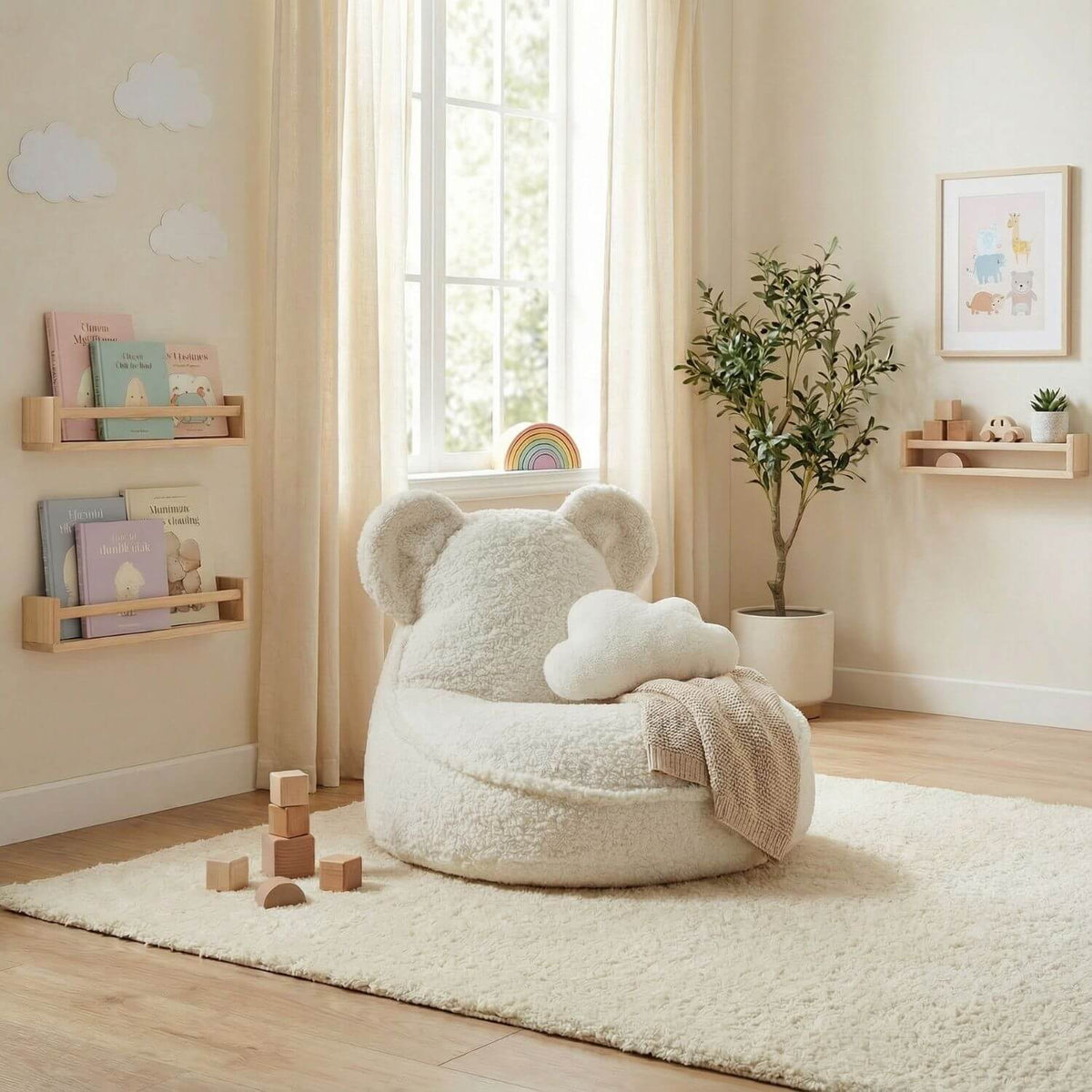 Pouf Fauteuil Enfant Bouclette Douceur