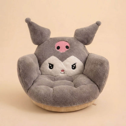 Pouf Fauteuil Enfant Doux Gris