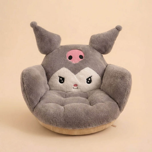 Pouf Fauteuil Enfant Doux Gris
