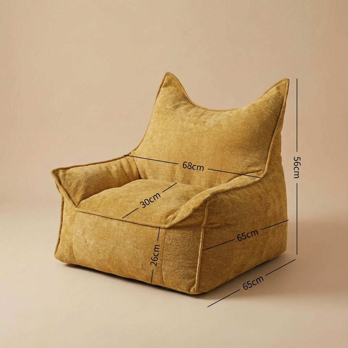 Pouf Fauteuil Enfant Douillet Vert