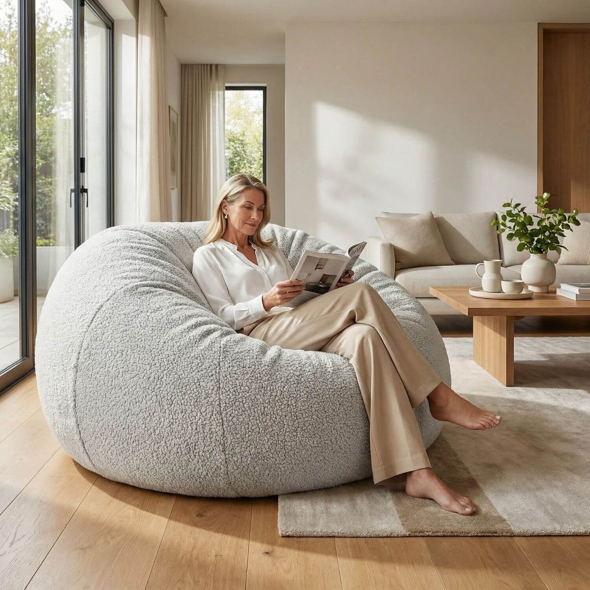 Pouf Géant Confortable XXL - Remplissage Personnalisé
