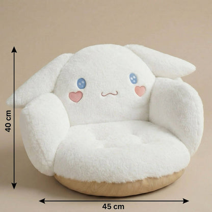 Pouf Enfant Blanc MINI pour Lecture et Détente