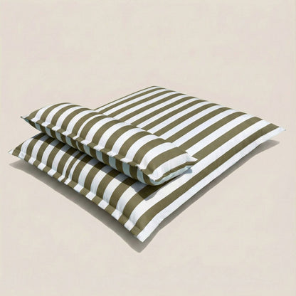 Pouf Piscine Rayé Confort Absolu - Housse 140x180cm