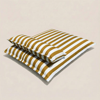 Pouf Piscine Rayé Confort Absolu - Housse 140x180cm