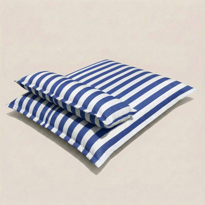 Pouf Piscine Rayé Confort Absolu - Housse 140x180cm