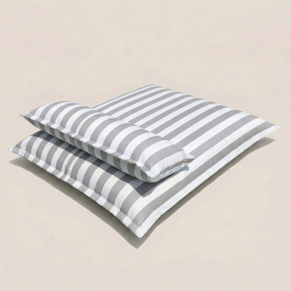 Pouf Piscine Rayé Confort Absolu - Housse 140x180cm